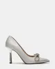 ANTOINETTE SILVER GLITTER sold by Steve Madden