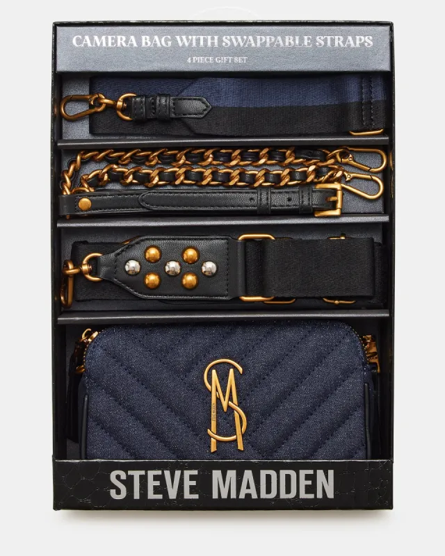 DAISY BAG GIFT SET DENIM FABRIC sold by Steve Madden