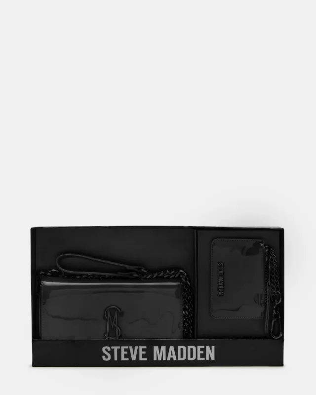 CARRI BAG GIFT SET BLACK sold by Steve Madden