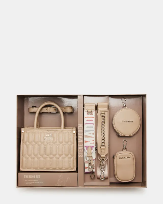 NIKO GIFT SET LIGHT TAUPE sold by Steve Madden