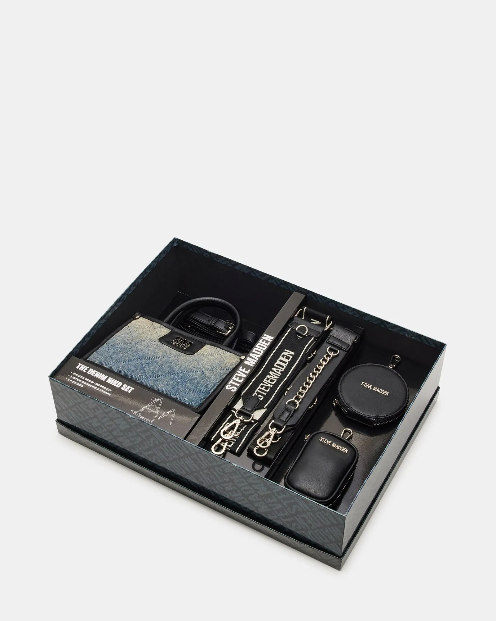NIKO GIFT SET DENIM FABRIC sold by Steve Madden product image thumbnail 2