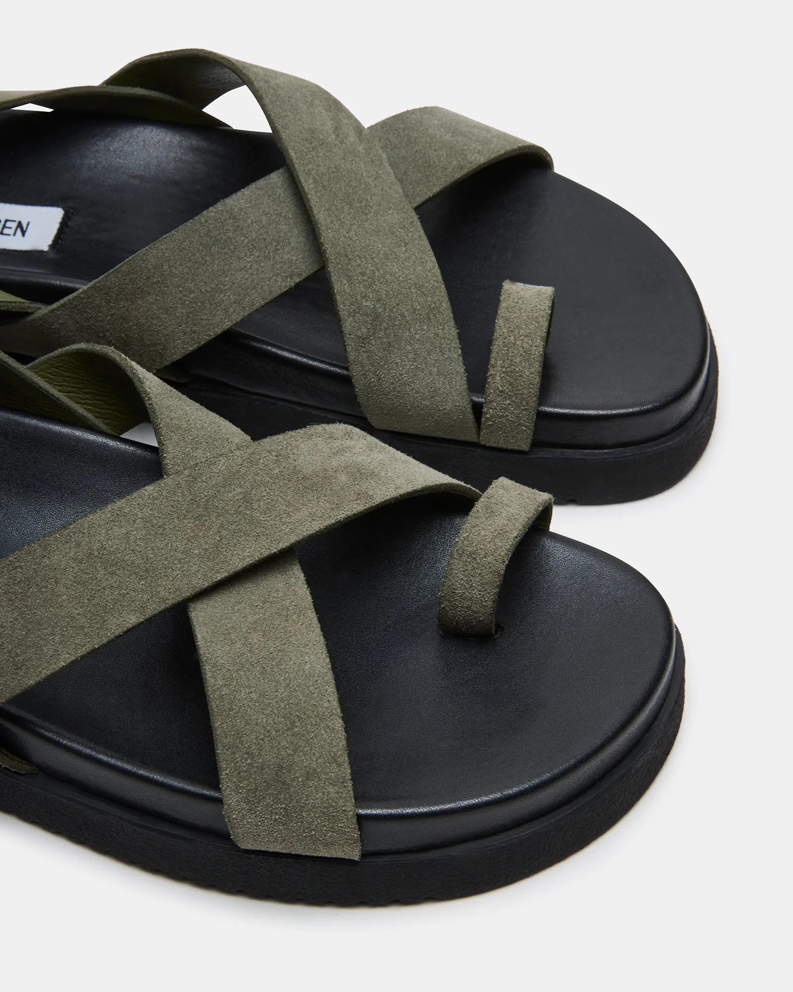 MIRA OLIVE SUEDE sold by Steve Madden product image thumbnail 3