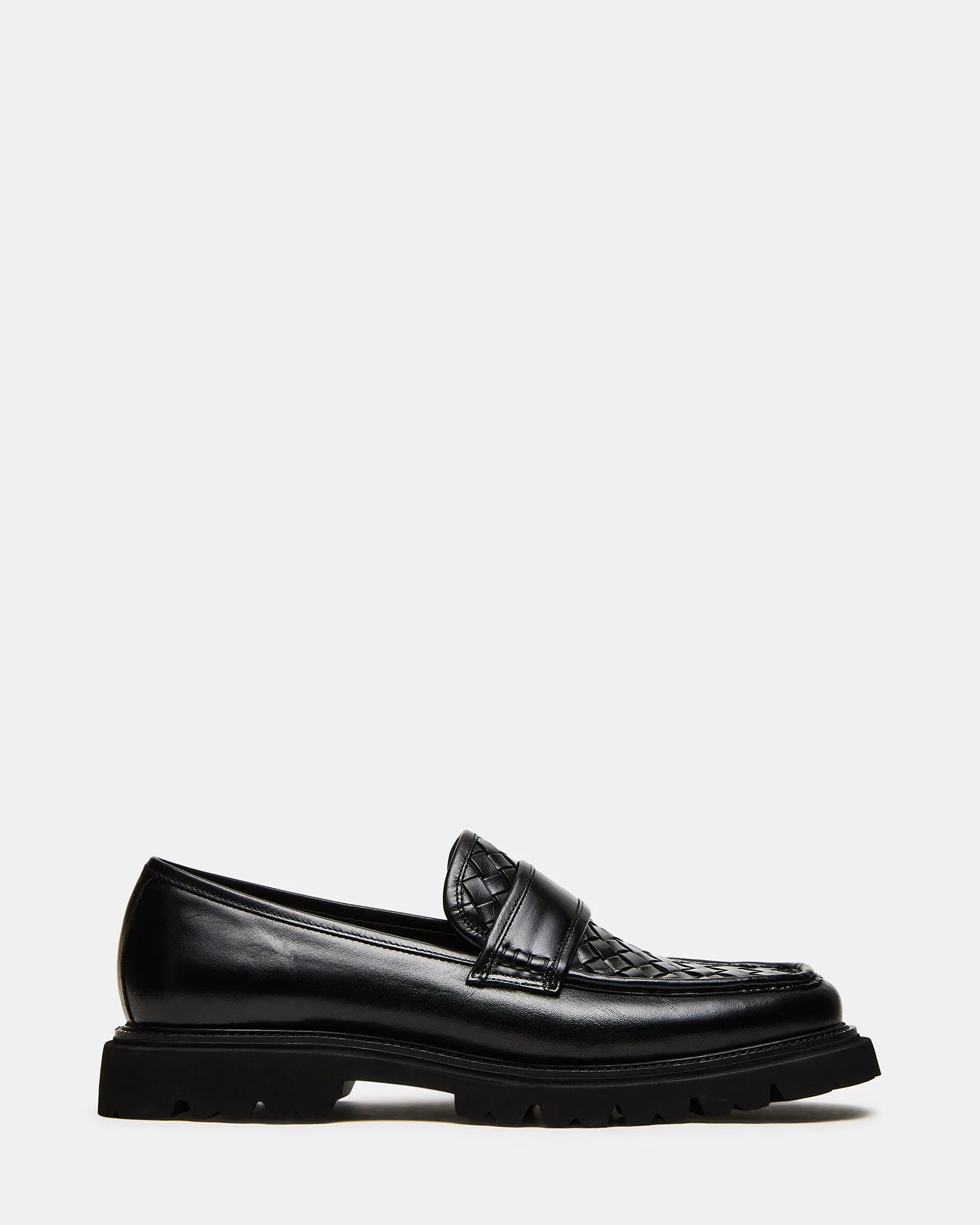 STRAND BLACK LEATHER sold by Steve Madden