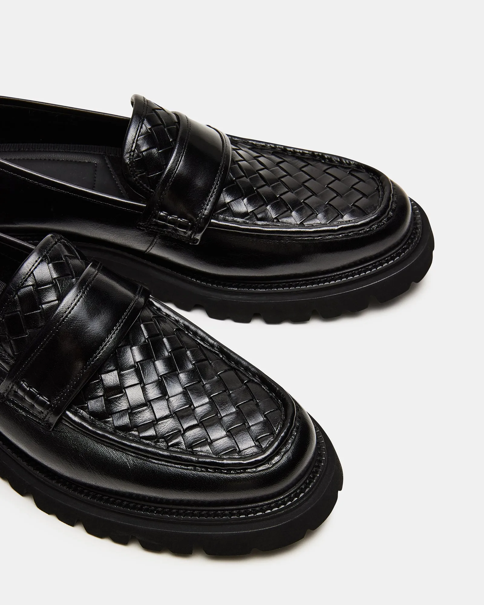 STRAND BLACK LEATHER sold by Steve Madden product image thumbnail 3