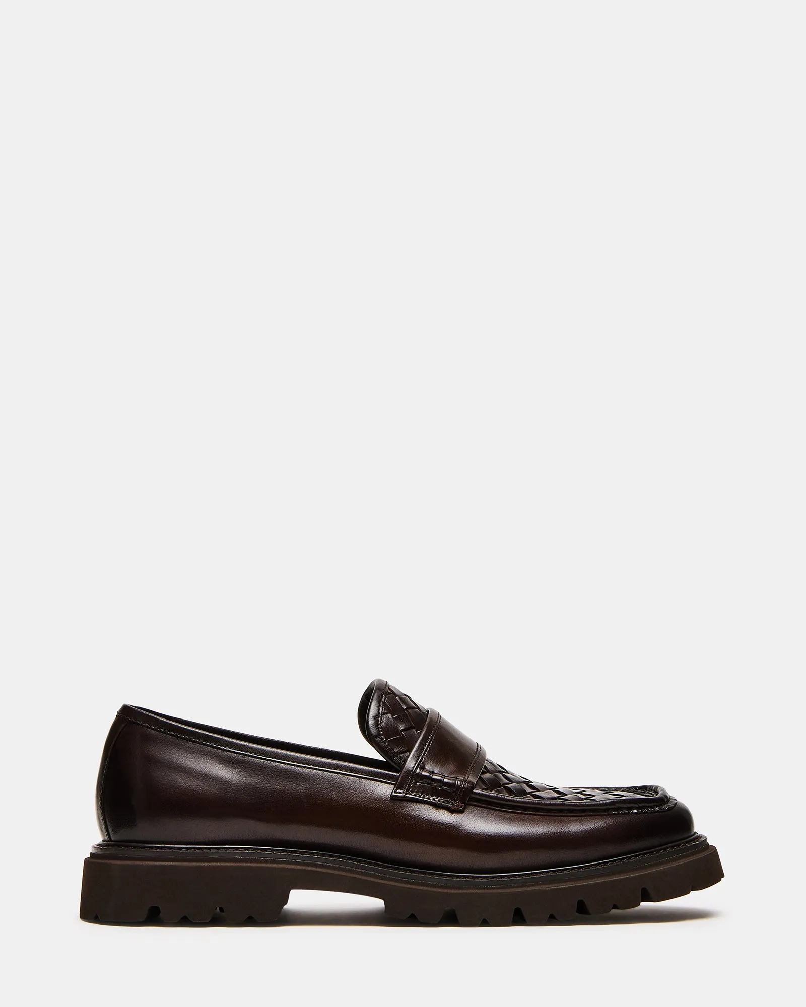 STRAND BROWN LEATHER sold by Steve Madden