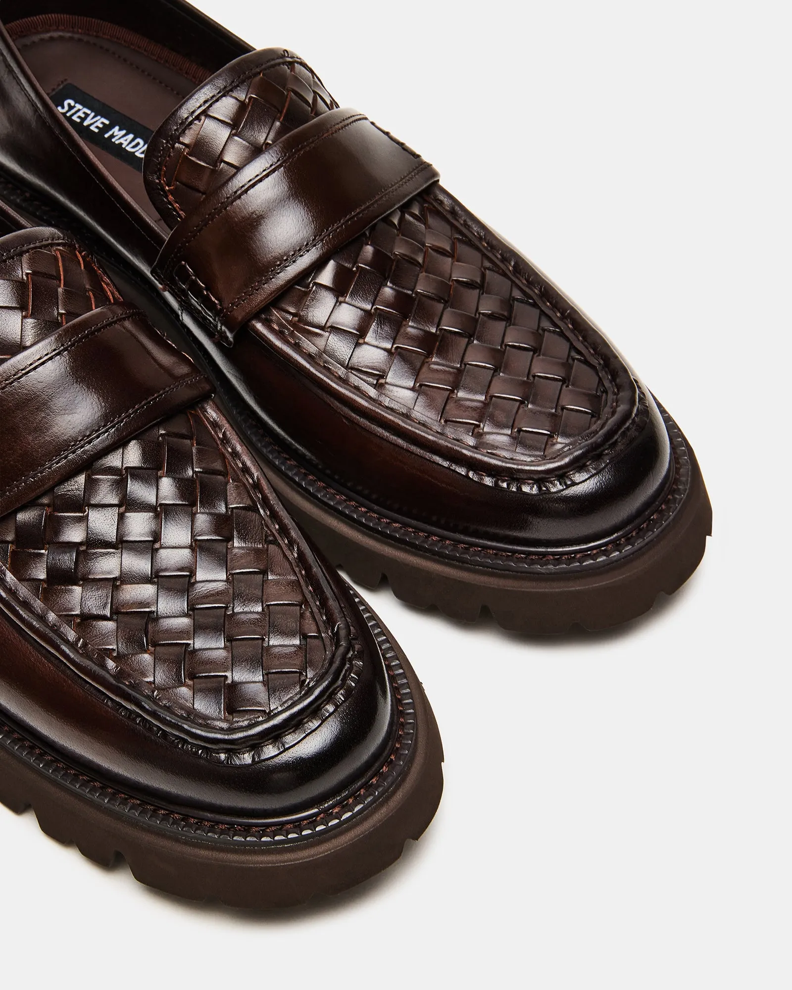 STRAND BROWN LEATHER sold by Steve Madden product image thumbnail 3