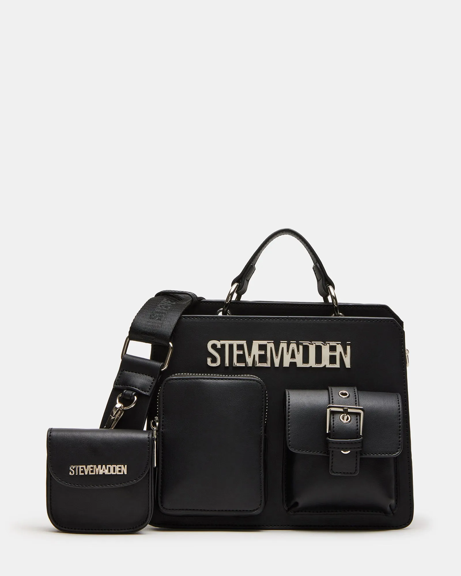 EVELYN CARGO BAG BLACK sold by Steve Madden