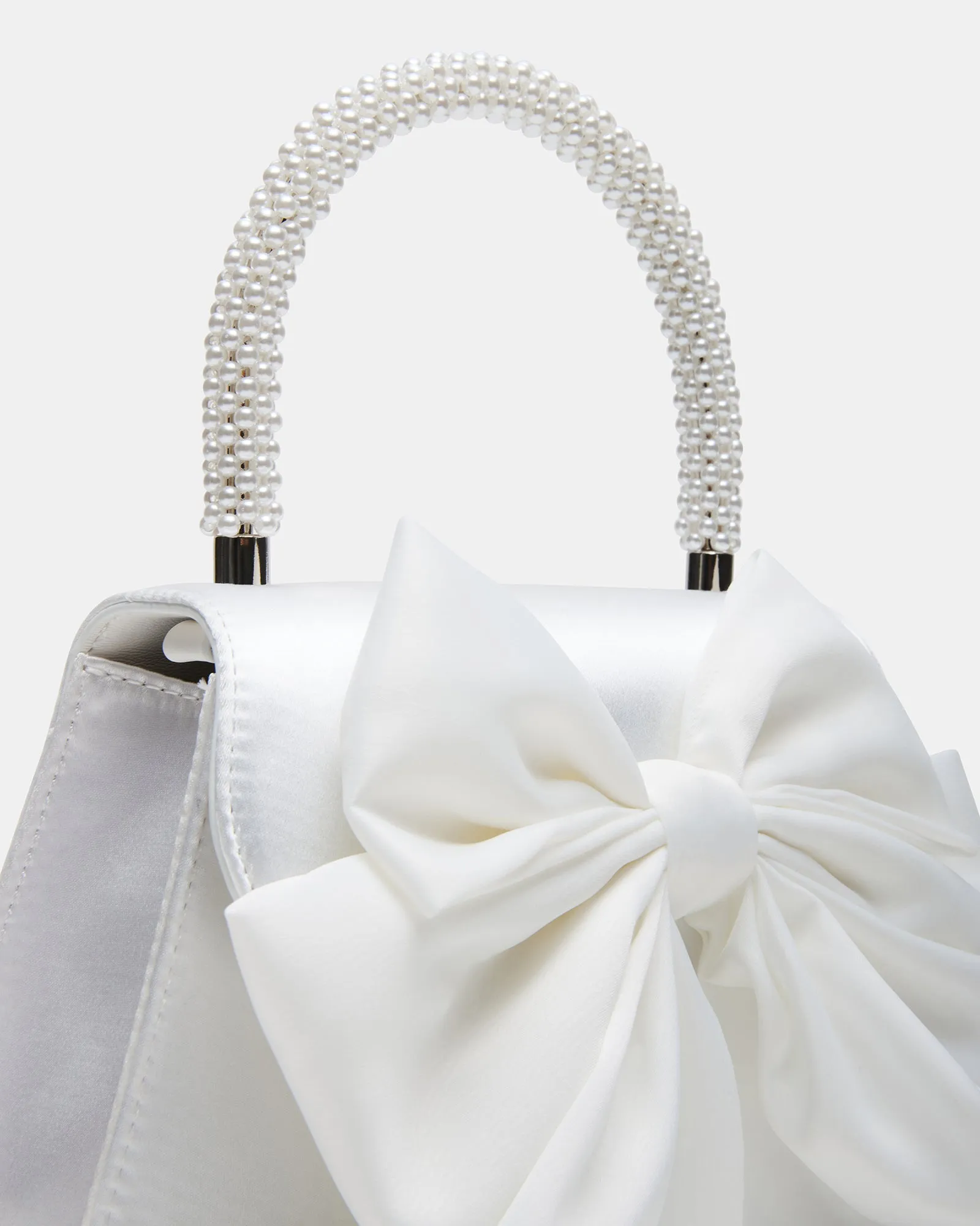 COSETTE BAG WHITE SATIN sold by Steve Madden product image thumbnail 2