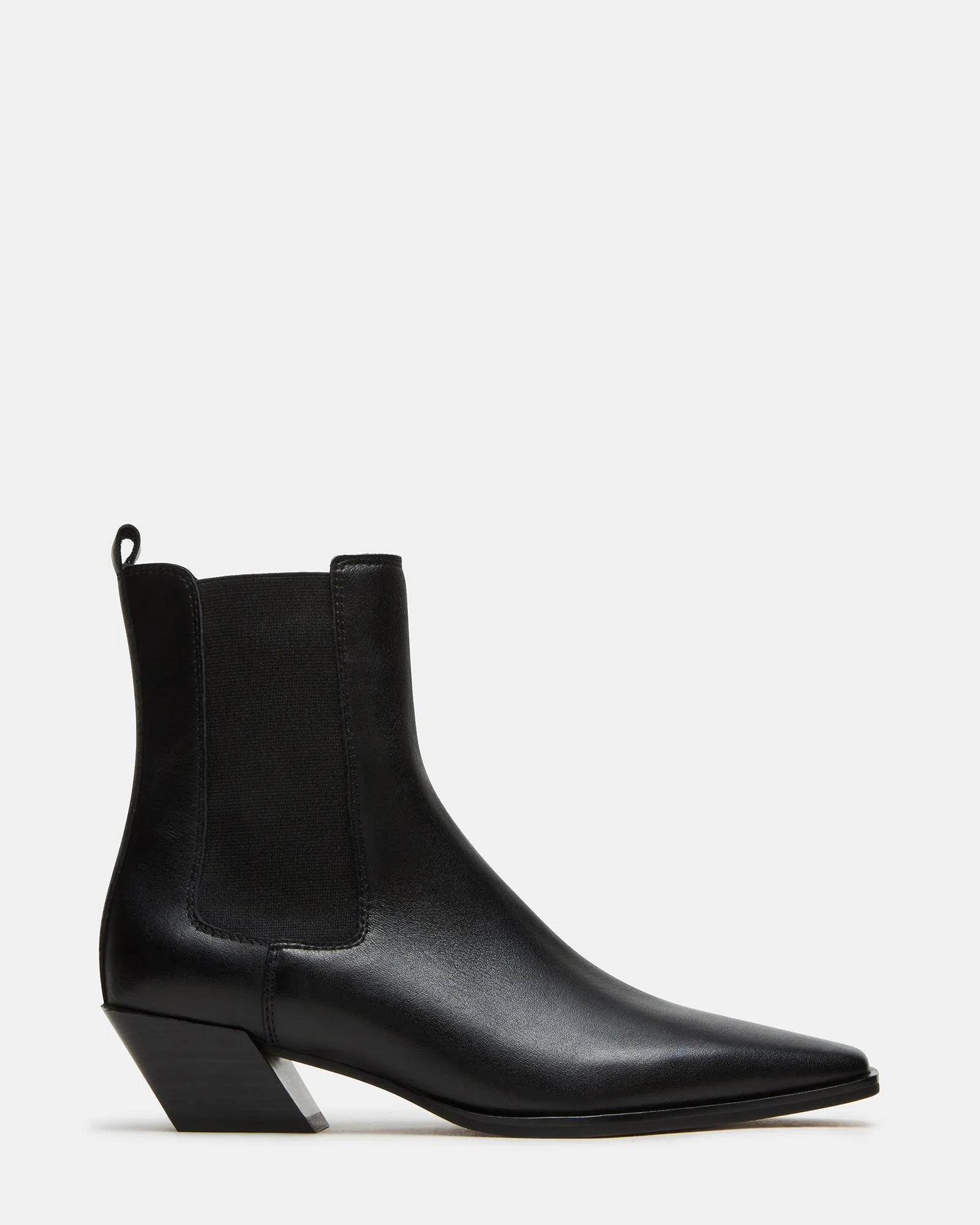 EVAN BLACK LEATHER sold by Steve Madden