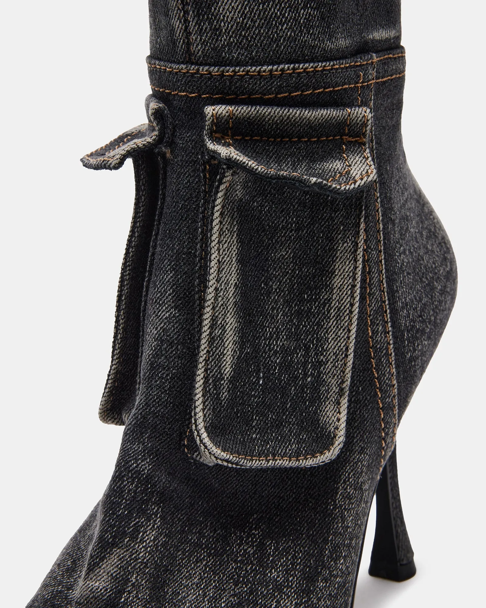 BECKHAM BLACK DENIM - SM REBOOTED sold by Steve Madden product image thumbnail 3