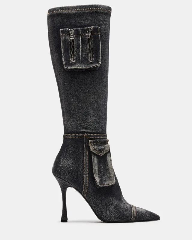 BECKHAM BLACK DENIM - SM REBOOTED sold by Steve Madden