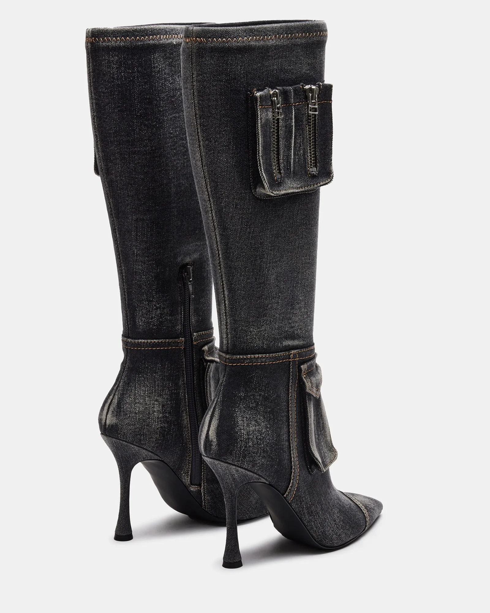 BECKHAM BLACK DENIM - SM REBOOTED sold by Steve Madden product image thumbnail 5