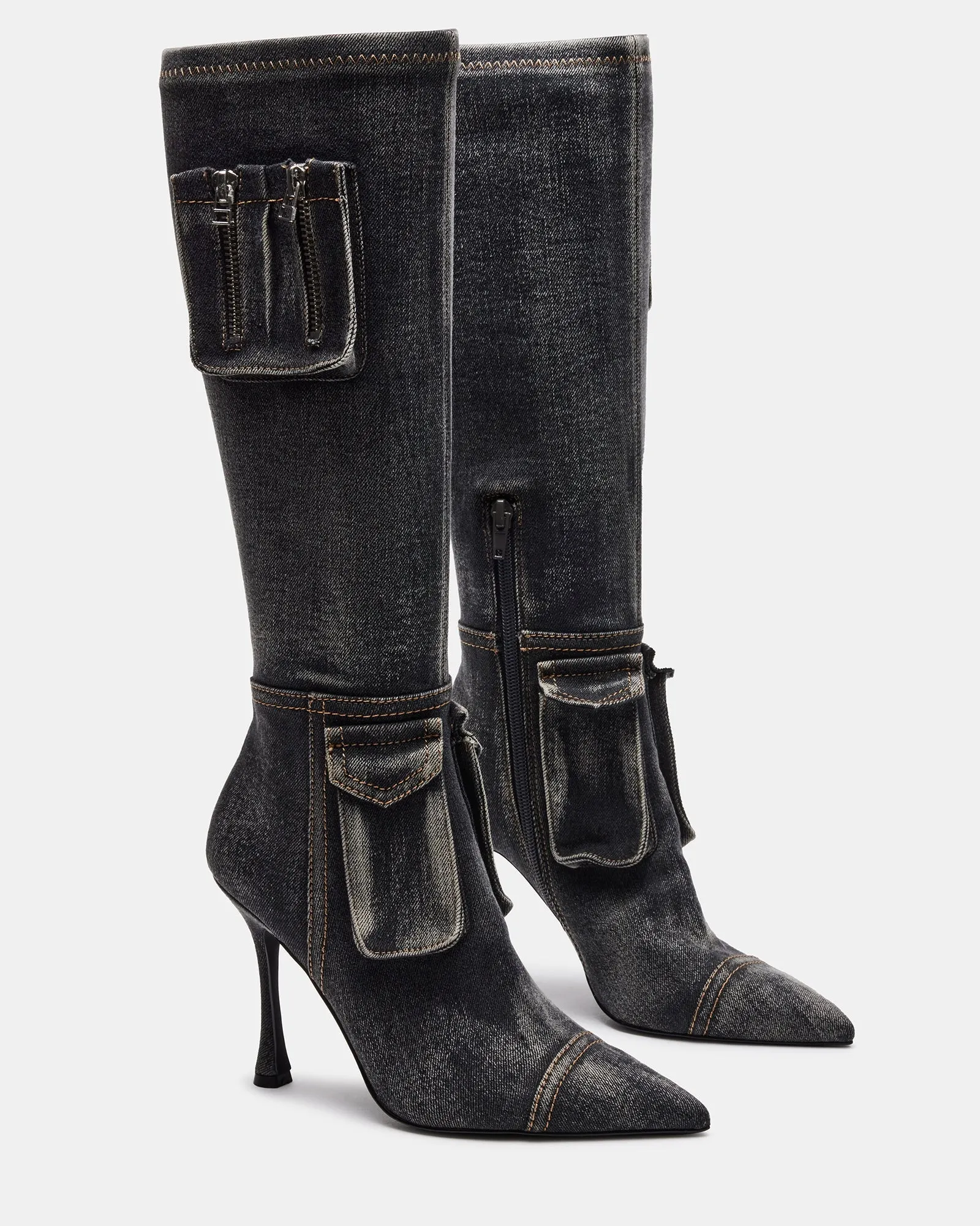 BECKHAM BLACK DENIM - SM REBOOTED sold by Steve Madden product image thumbnail 2