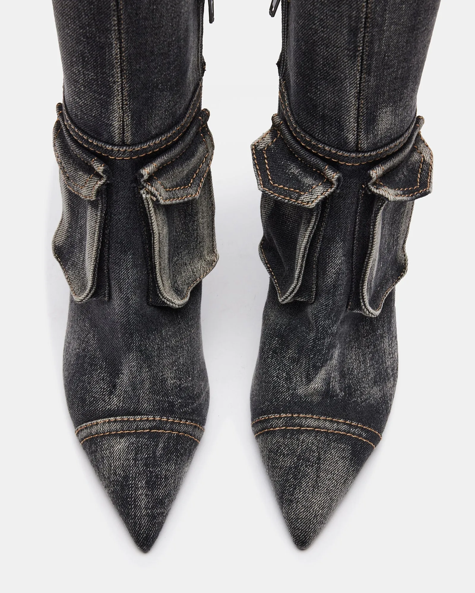 BECKHAM BLACK DENIM - SM REBOOTED sold by Steve Madden product image thumbnail 4