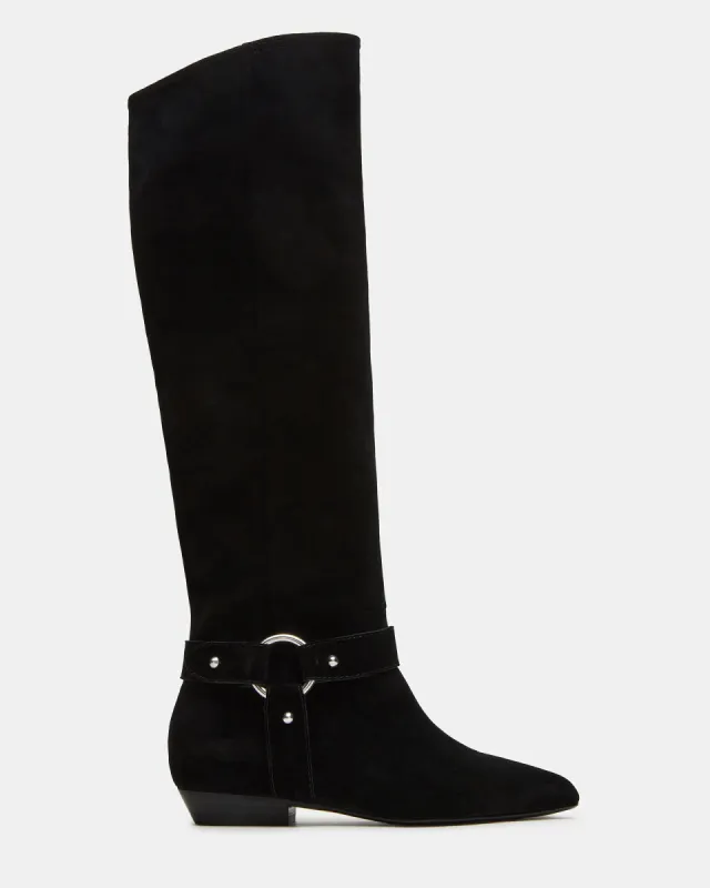 KROSBY BLACK SUEDE sold by Steve Madden