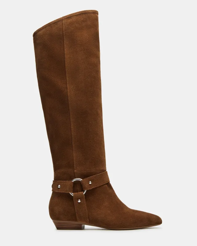 KROSBY CHESTNUT SUEDE sold by Steve Madden