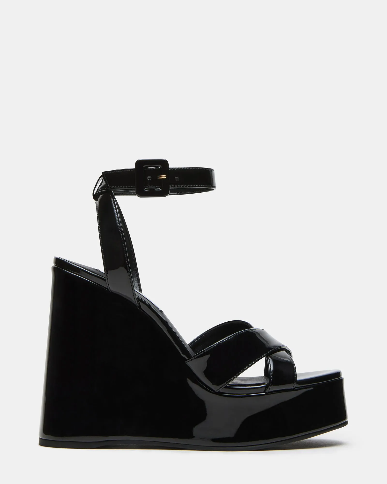 PINNACLE BLACK PATENT sold by Steve Madden