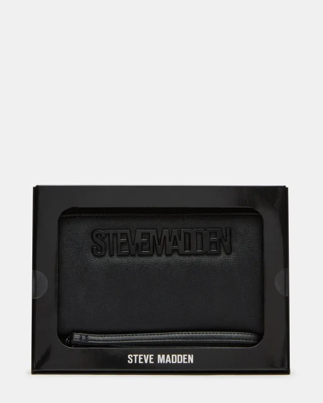 EVELYN WALLET GIFT SET BLACK sold by Steve Madden