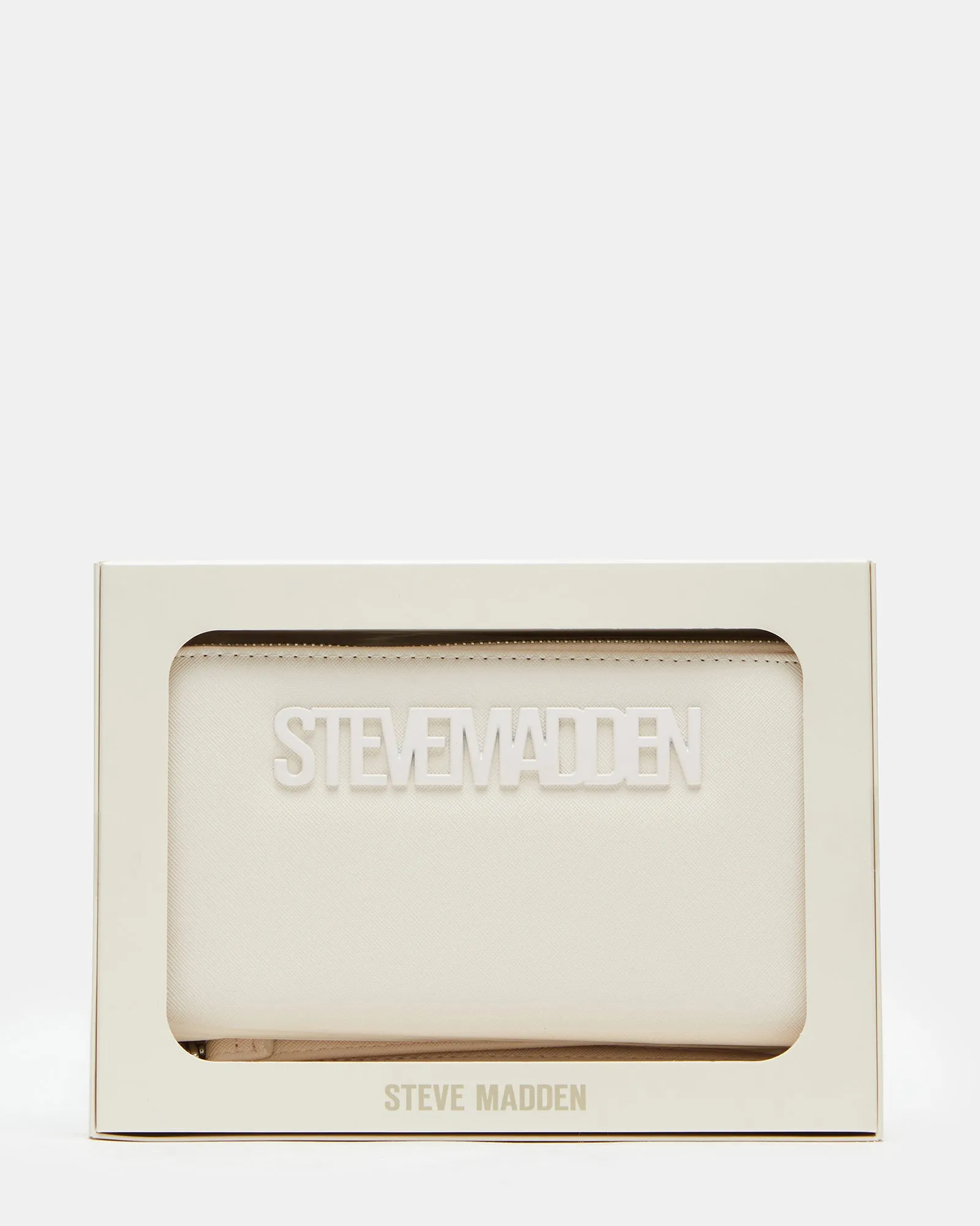 EVELYN WALLET GIFT SET CREAM FABRIC sold by Steve Madden