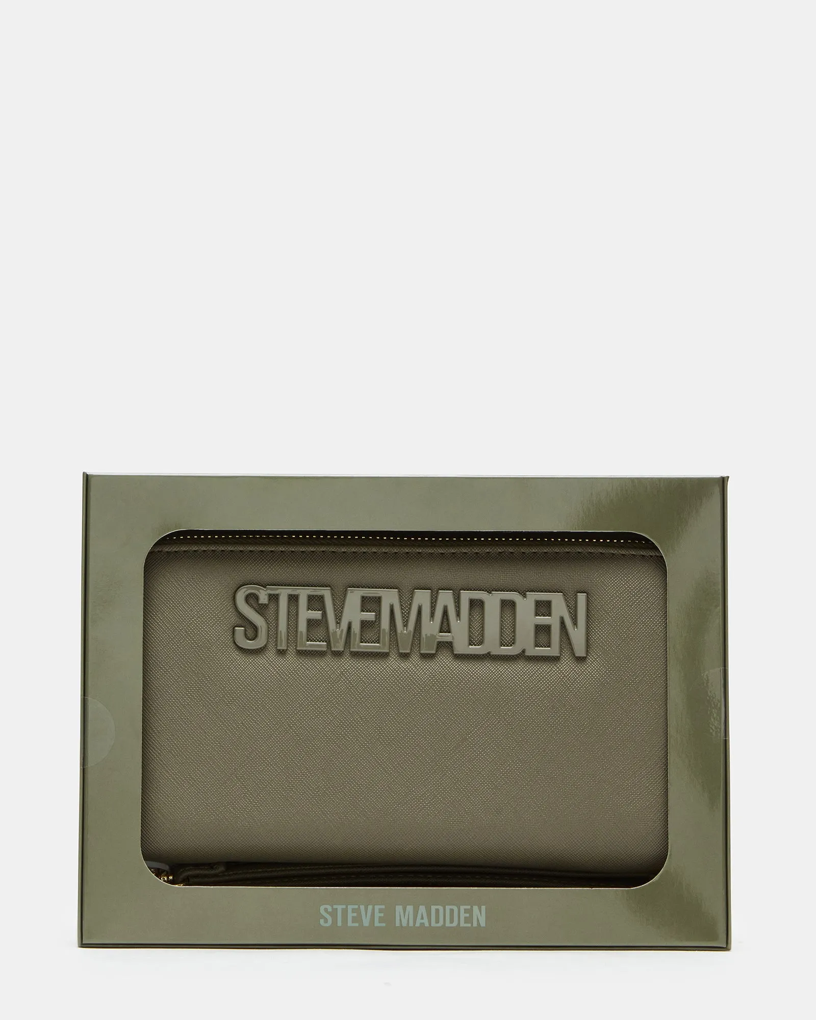 EVELYN WALLET GIFT SET OLIVE sold by Steve Madden