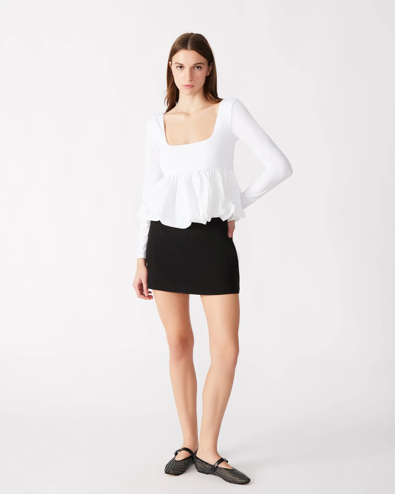 AVIELLE TOP WHITE sold by Steve Madden product image thumbnail 4