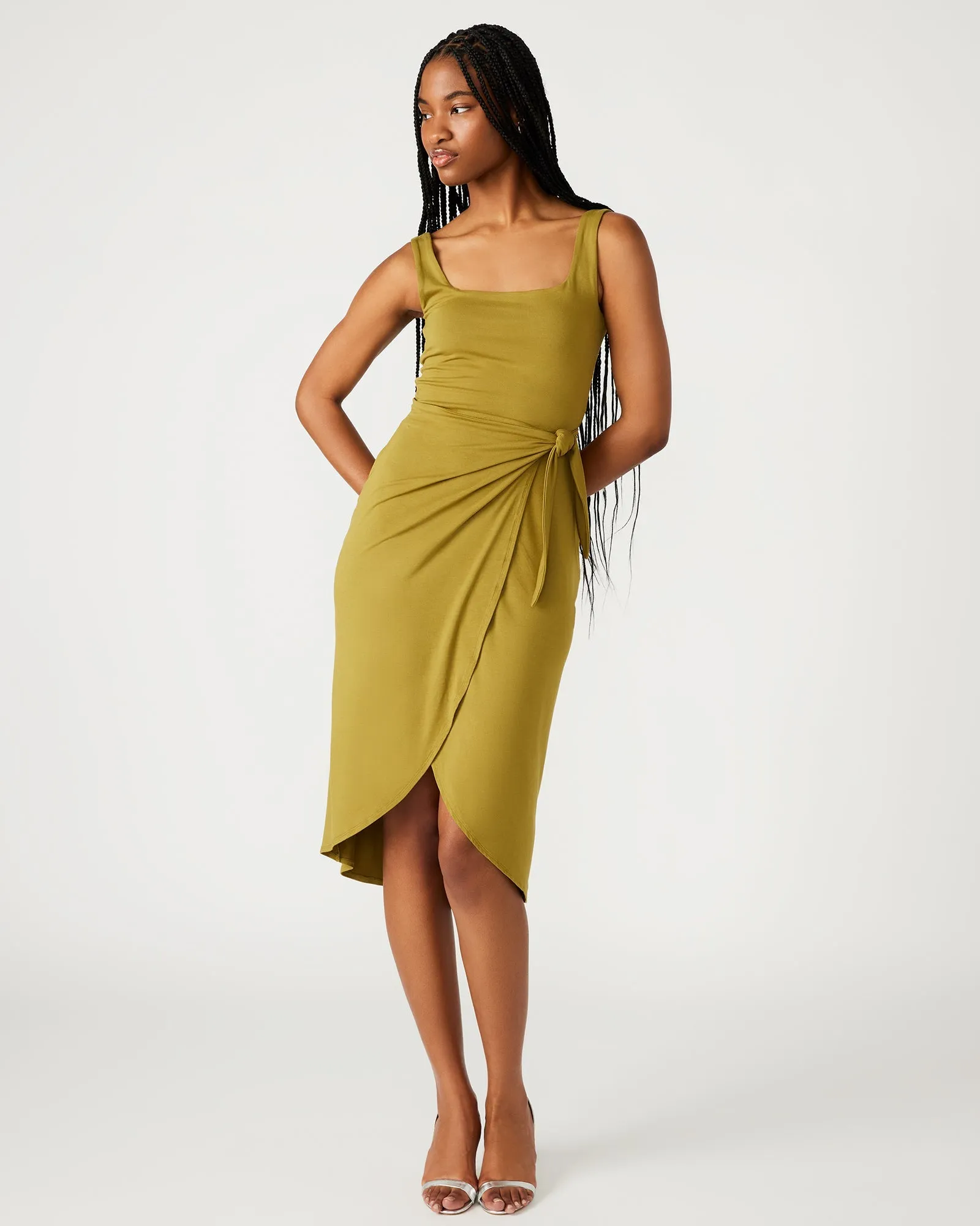 RHEA DRESS OLIVE - SM REBOOTED sold by Steve Madden
