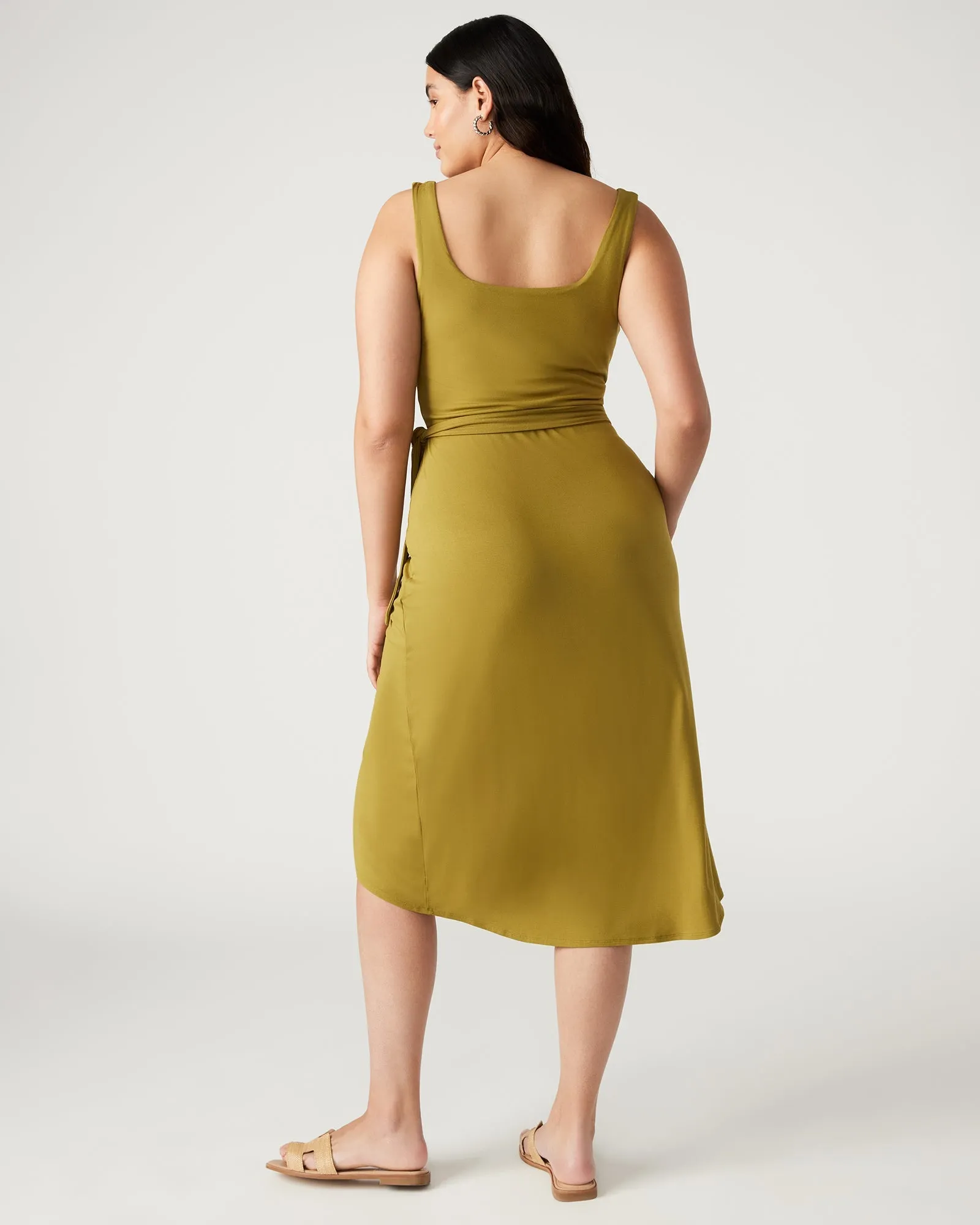 RHEA DRESS OLIVE - SM REBOOTED sold by Steve Madden product image thumbnail 4