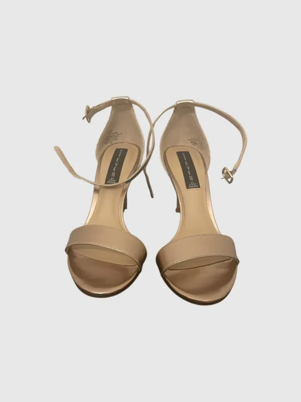 VIIENNA GOLD METAL SANDALS - SM REBOOTED sold by Steve Madden