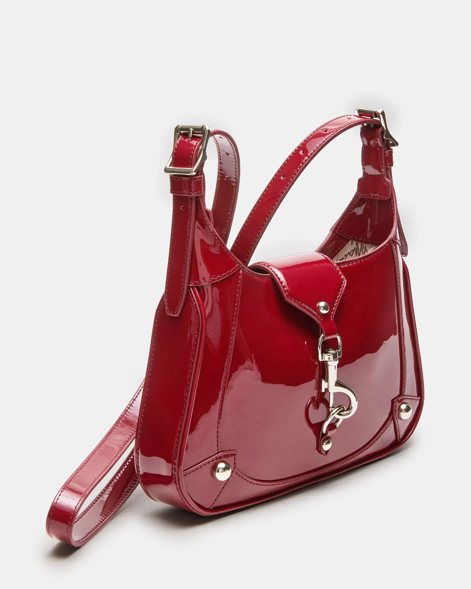 DEAGAN HEEL AND TULLY BAG WINE PATENT BUNDLE sold by Steve Madden product image thumbnail 5