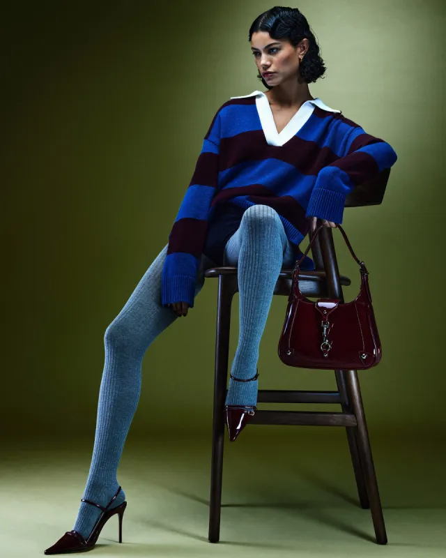 DEAGAN HEEL AND TULLY BAG WINE PATENT BUNDLE sold by Steve Madden