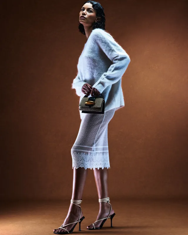 ATHEA HEEL AND MISHELL RAFFIA BAG BUNDLE sold by Steve Madden