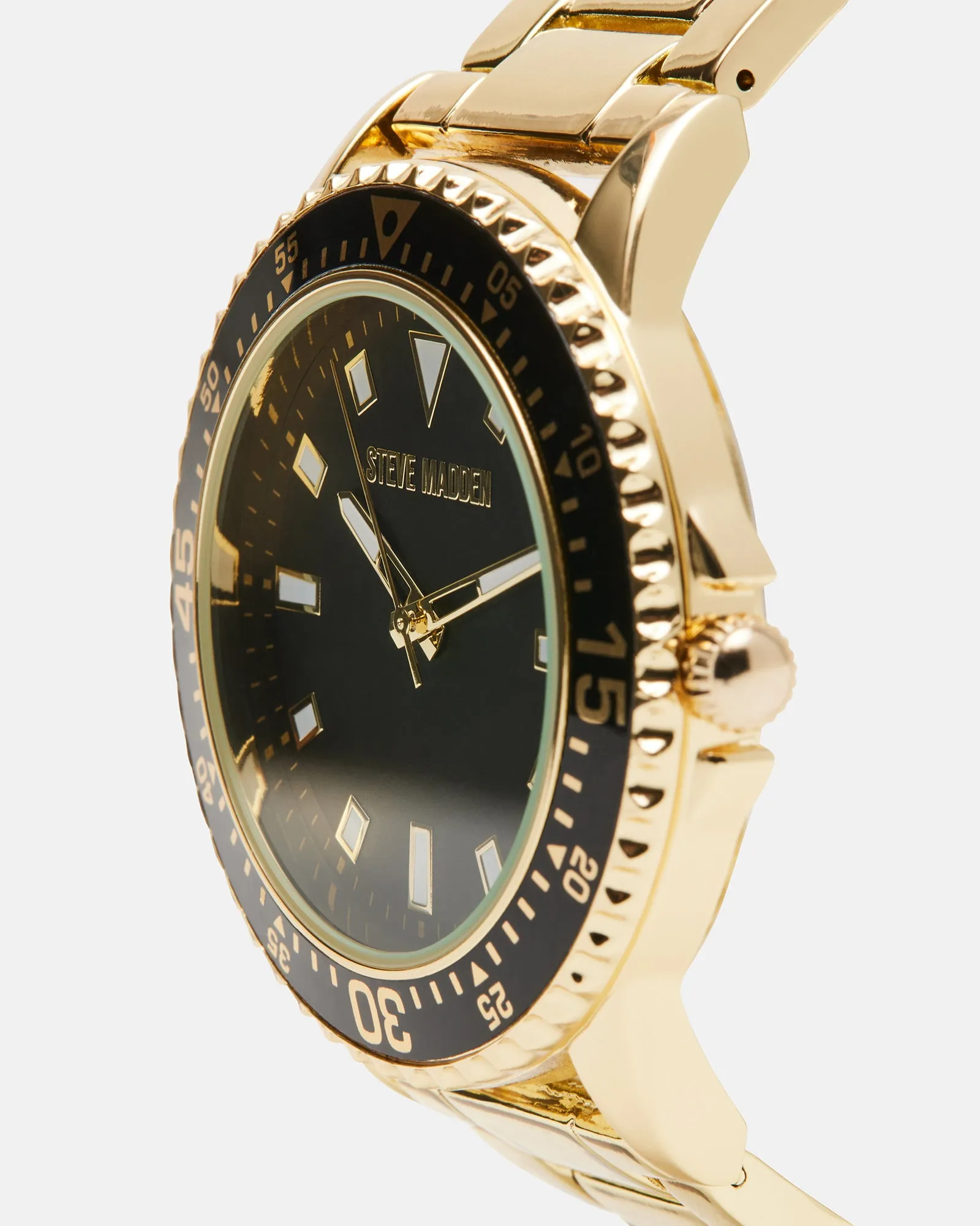 MEN'S CLASSIC WATCH BLACK/GOLD sold by Steve Madden product image thumbnail 2