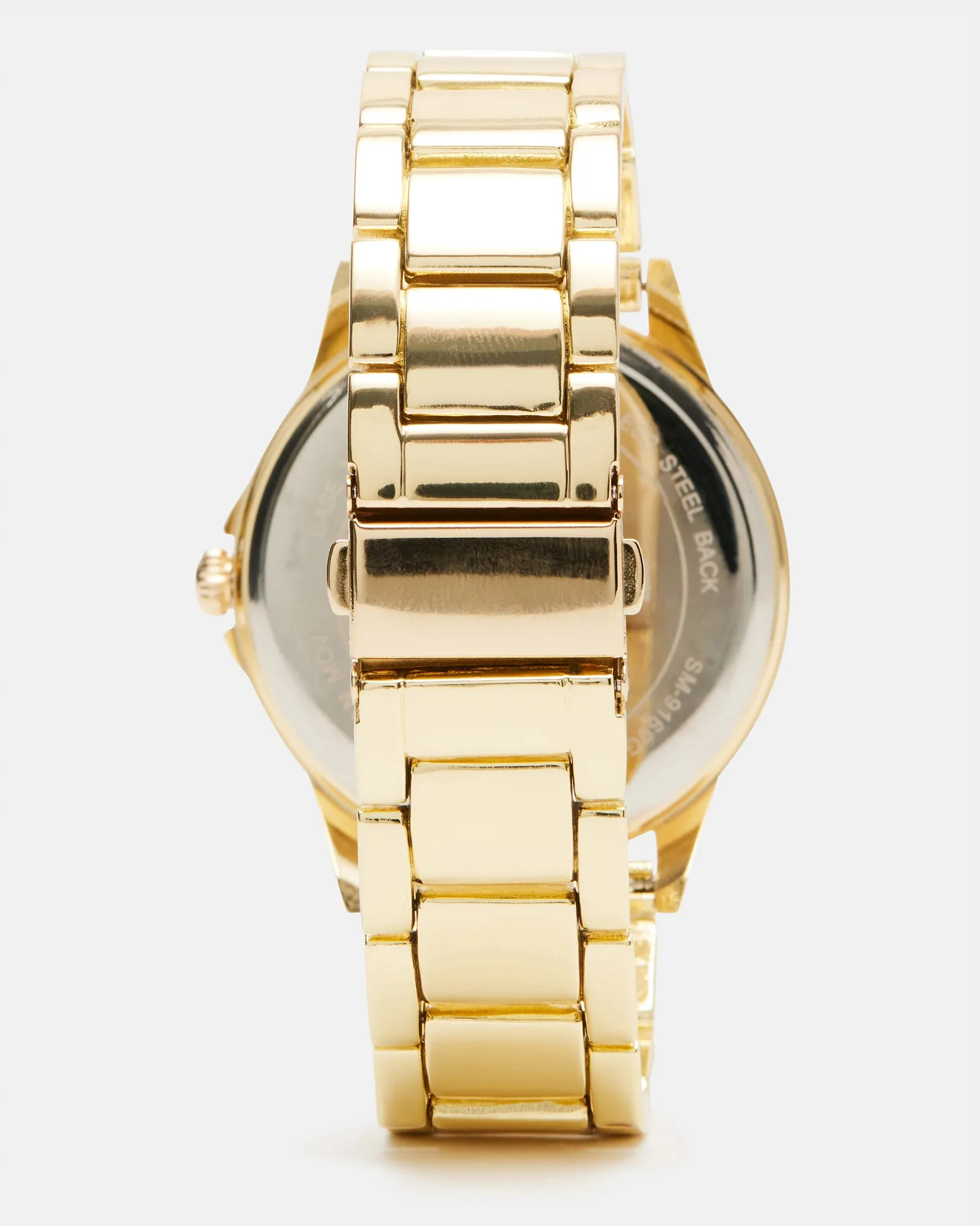 MEN'S CLASSIC WATCH BLACK/GOLD sold by Steve Madden product image thumbnail 3