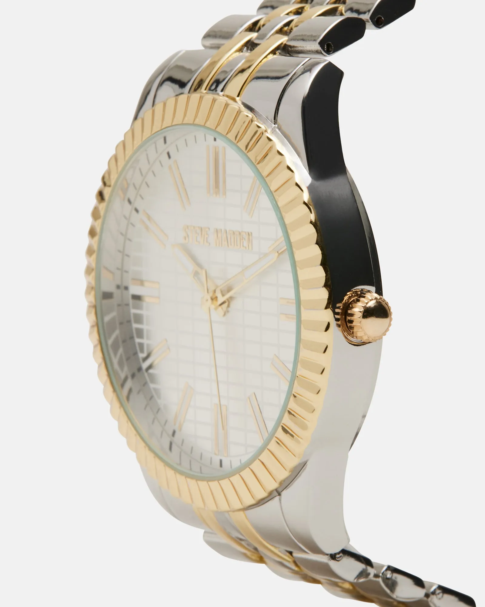MEN'S CLASSIC WATCH SILVER MULTI sold by Steve Madden product image thumbnail 2