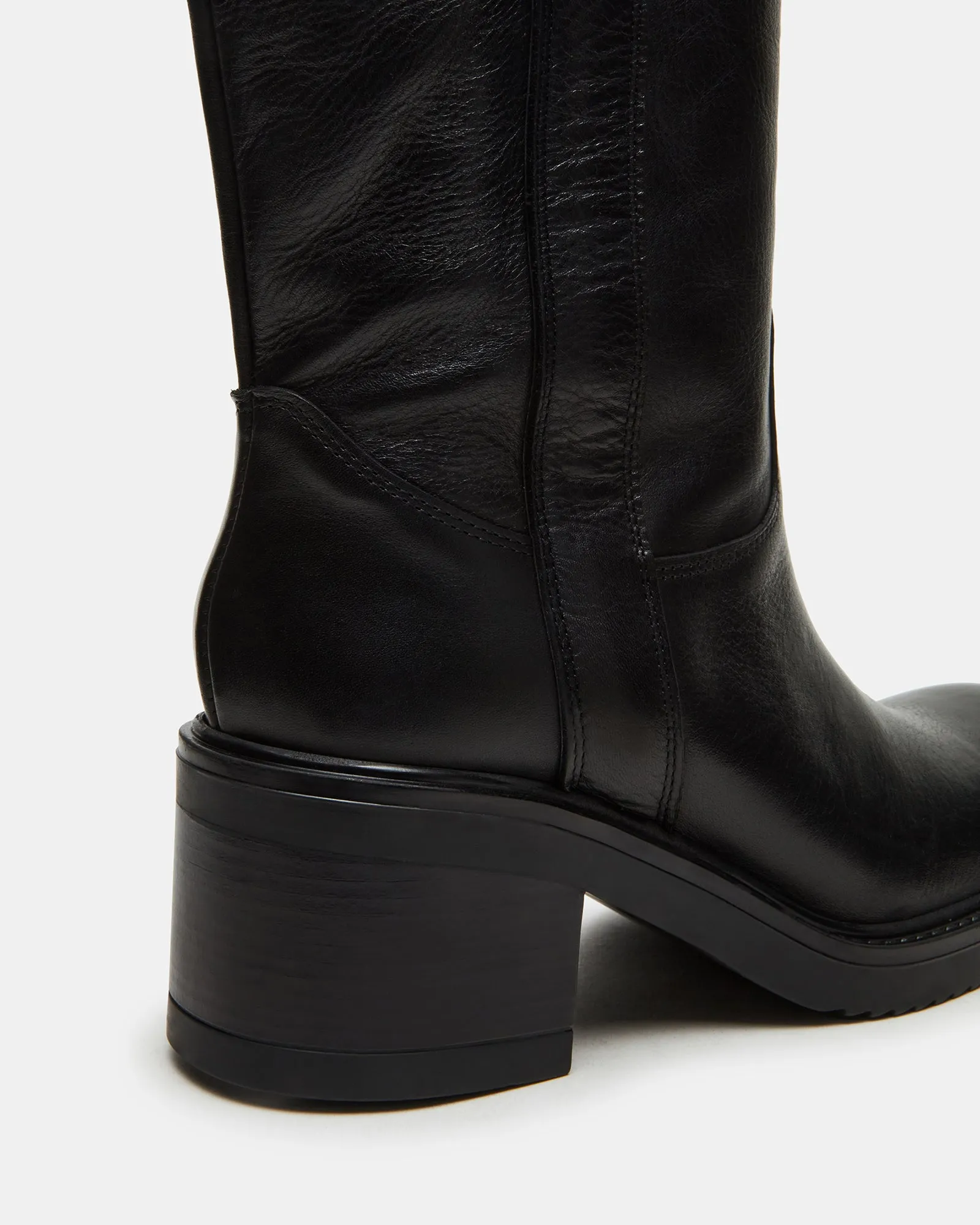 BUCKLEY BLACK LEATHER sold by Steve Madden product image thumbnail 3