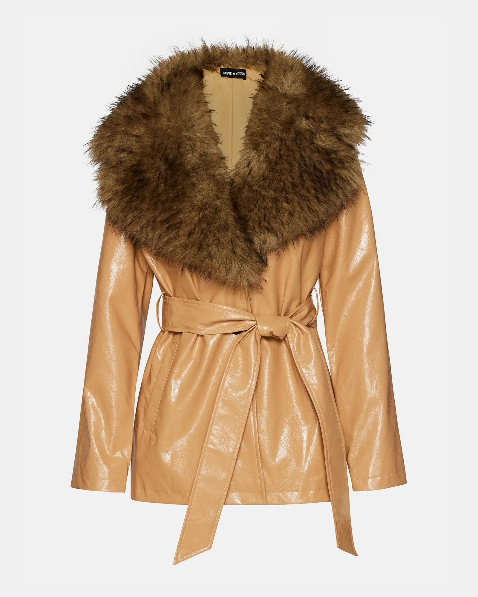 BOWERY COAT TAN sold by Steve Madden product image thumbnail 5
