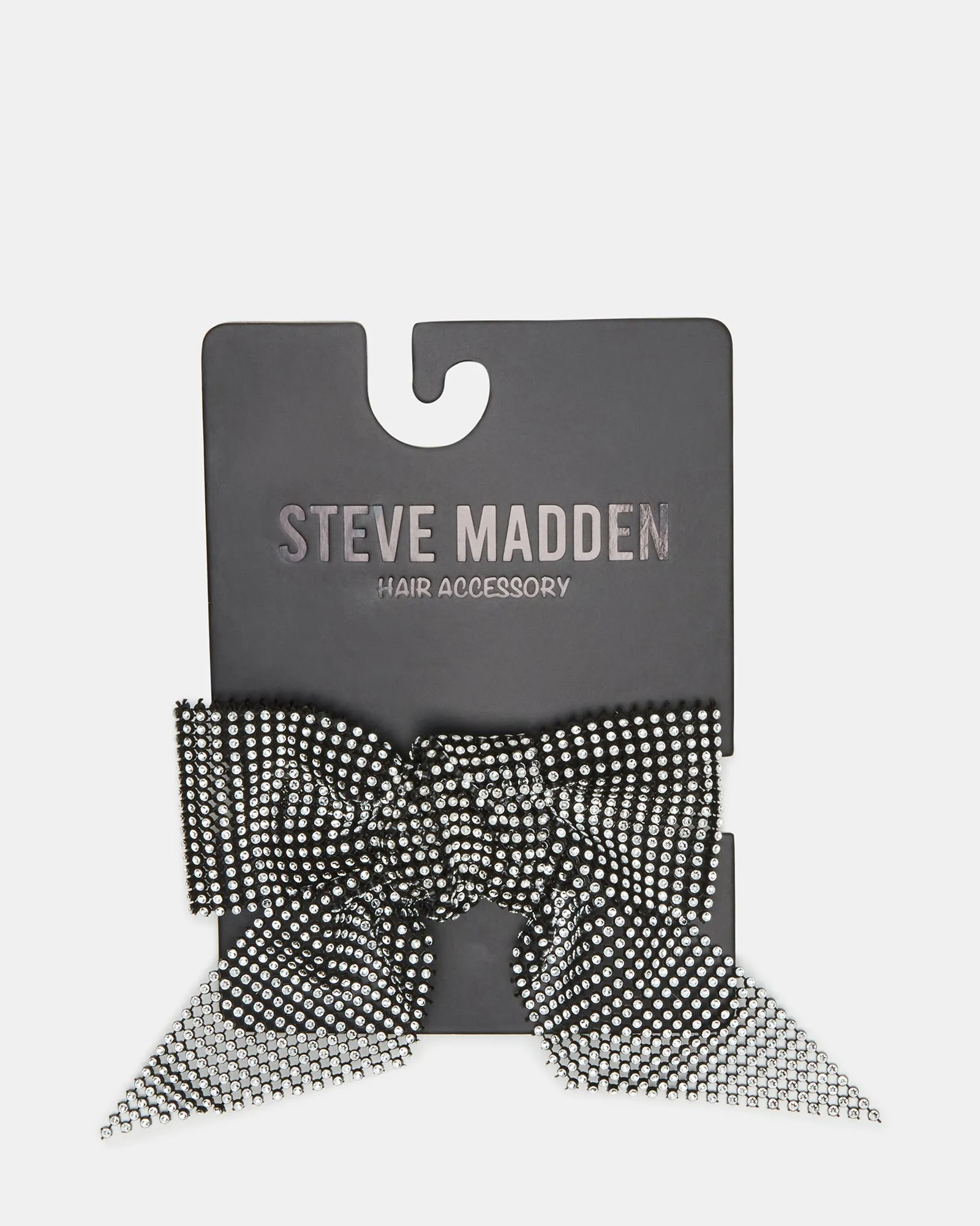 RHINESTONE MESH HAIR BOW BLACK/SILVER sold by Steve Madden product image thumbnail 4