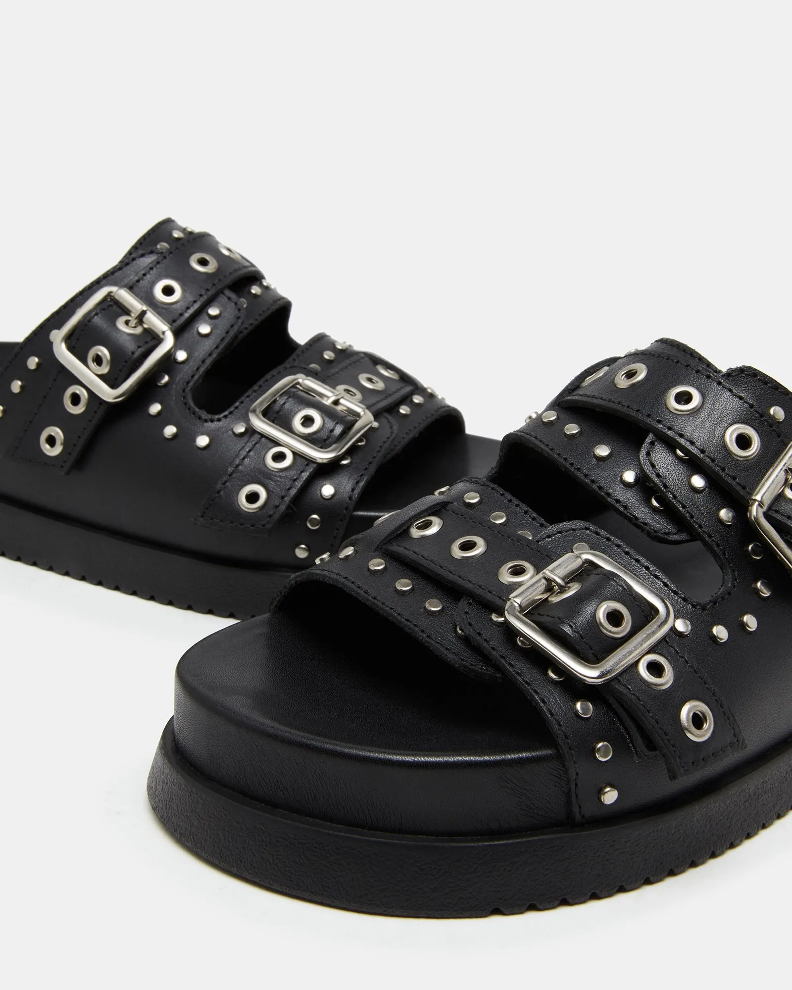 MALEK BLACK LEATHER - SM REBOOTED sold by Steve Madden product image thumbnail 4