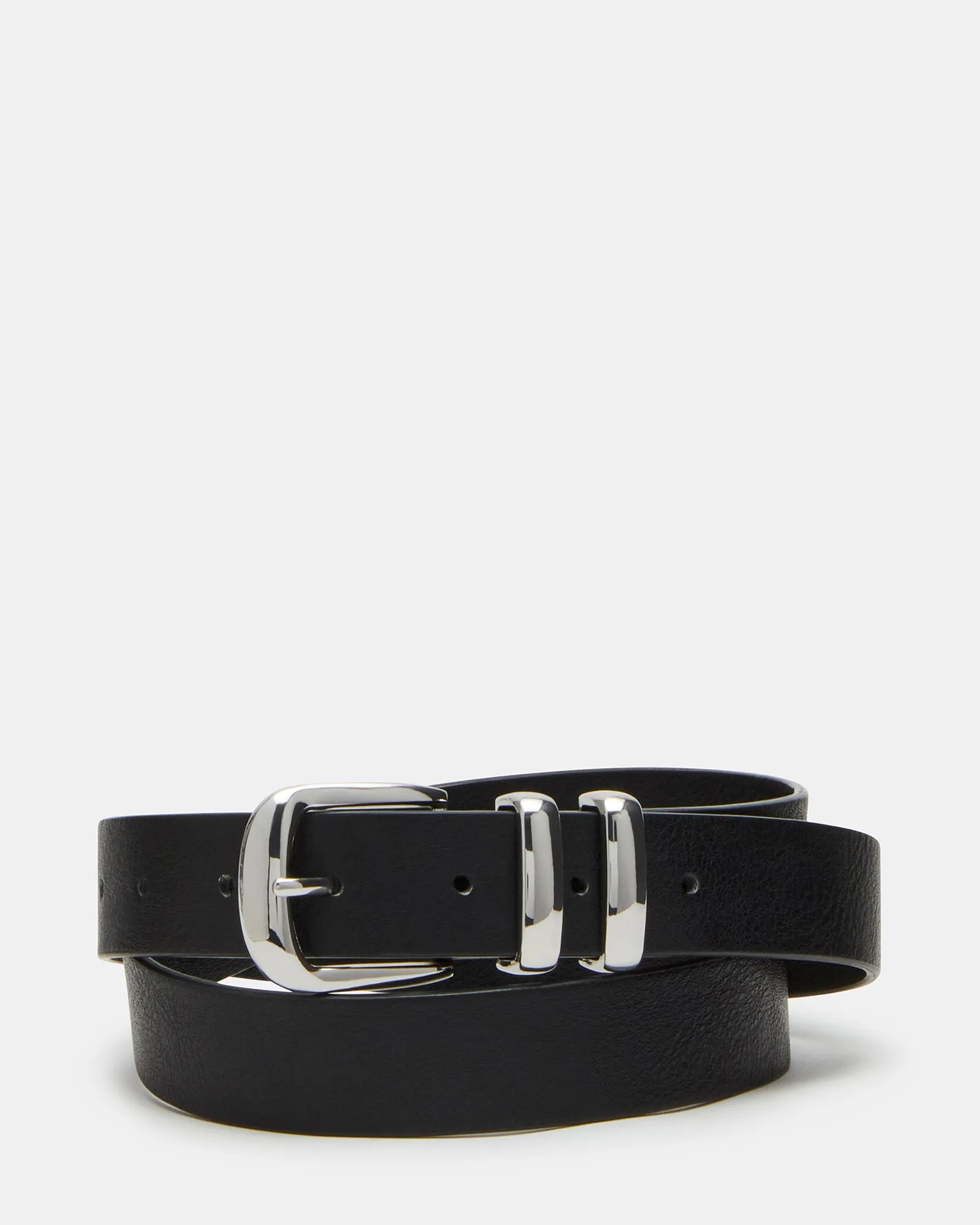 TEXTURED BELT BLACK sold by Steve Madden