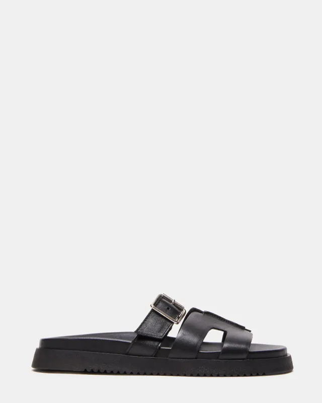 MAYHEM BLACK LEATHER sold by Steve Madden