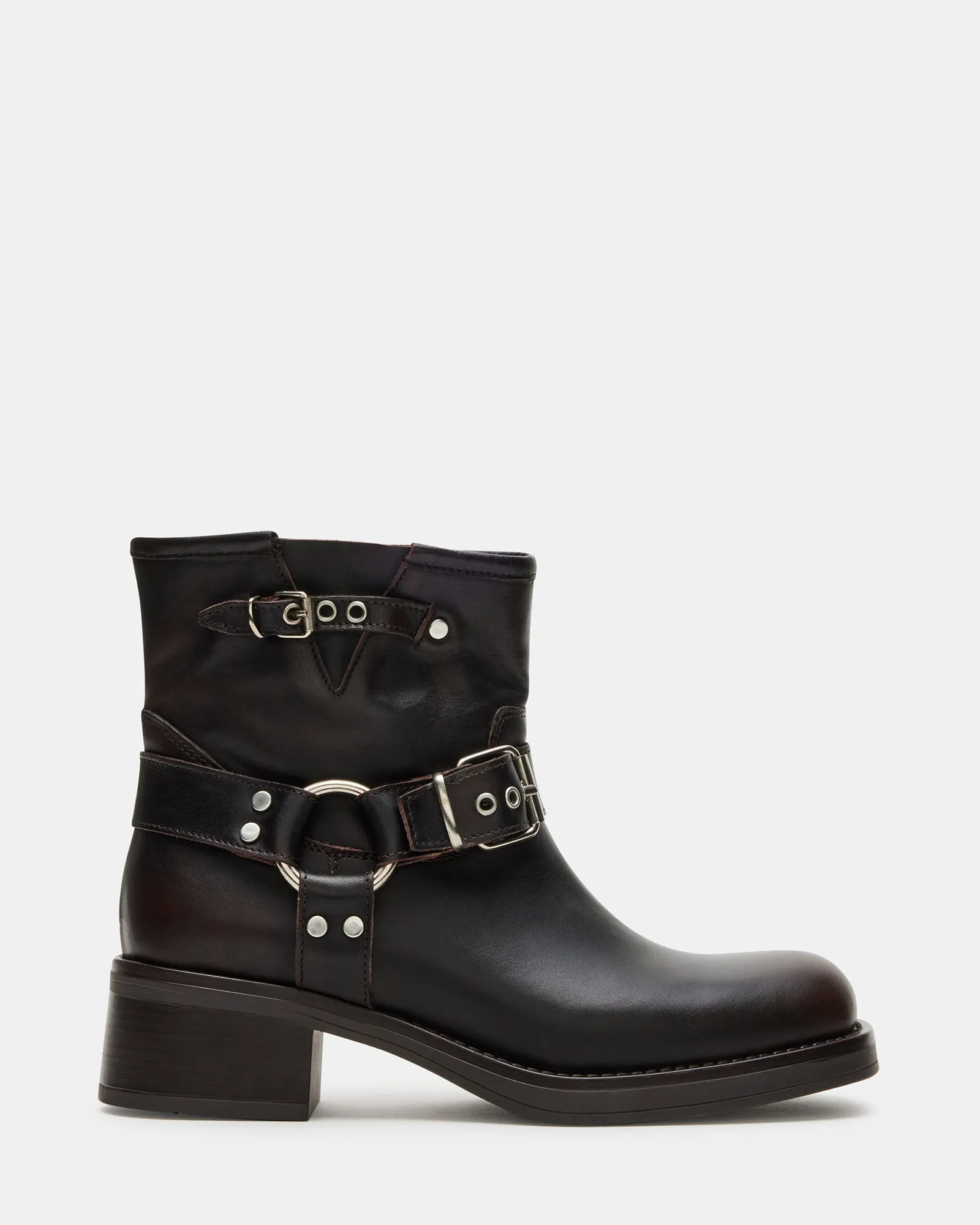 RUSTLER BROWN LEATHER sold by Steve Madden