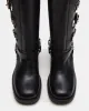 ROCKY BLACK LEATHER - SM REBOOTED sold by Steve Madden