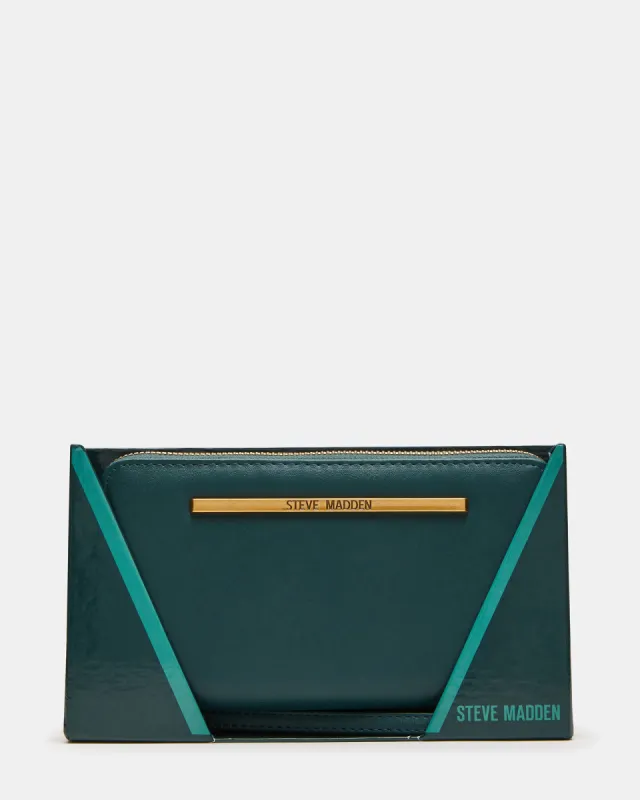 ZIPEE WALLET GIFT SET EMERALD sold by Steve Madden