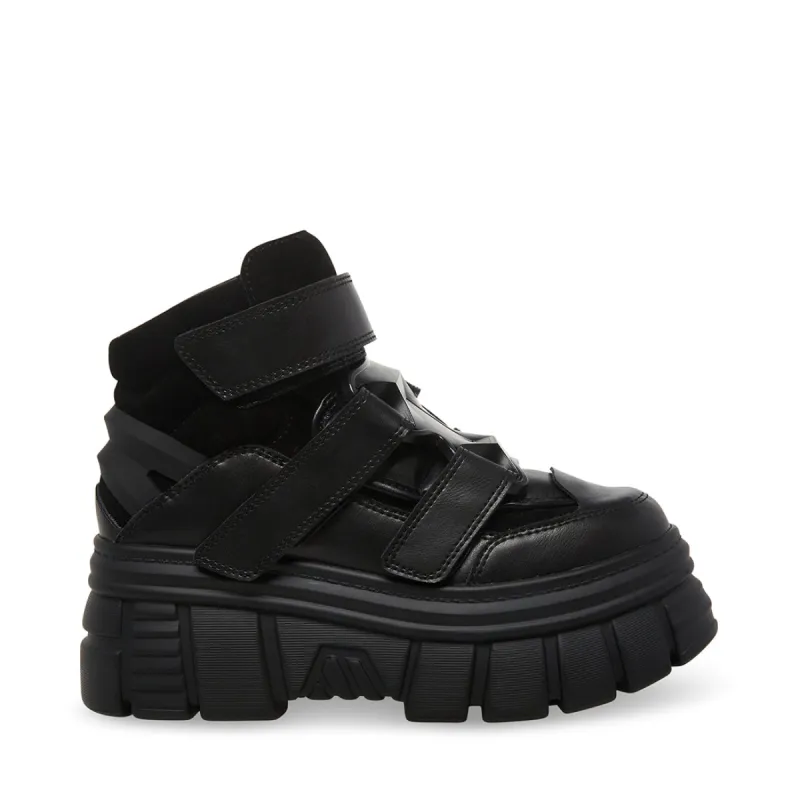 RYDER BLACK LEATHER - SM REBOOTED made by Steve Madden