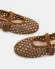 DREAMING CHESTNUT SUEDE RHINESTONES sold by Steve Madden