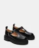 LUCIE BLACK LEATHER sold by Steve Madden