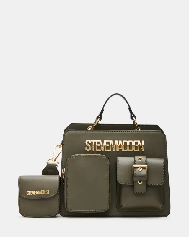 EVELYN CARGO BAG OLIVE sold by Steve Madden