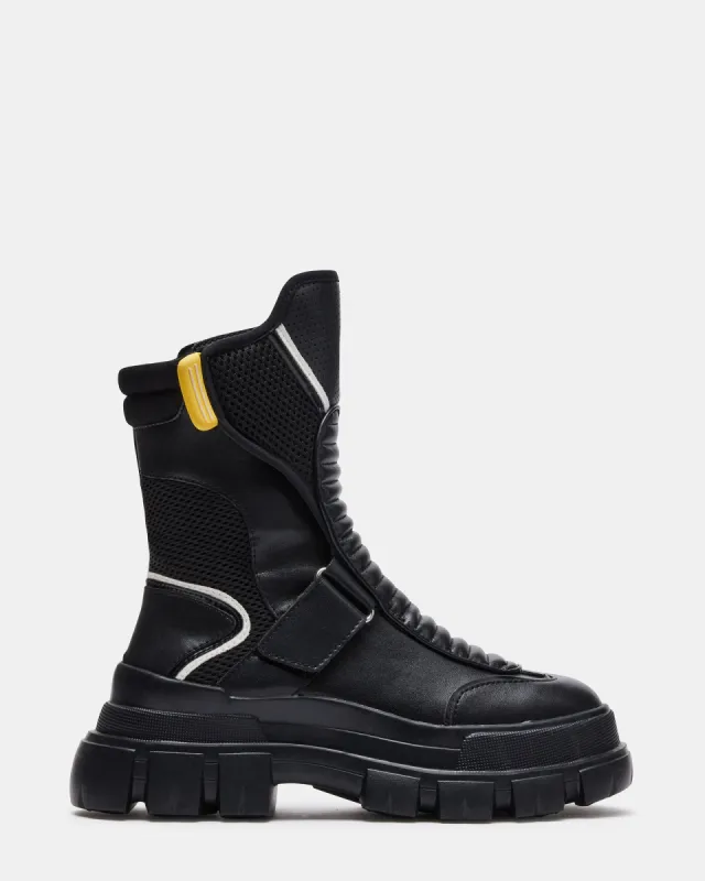 VOLT BLACK LEATHER sold by Steve Madden
