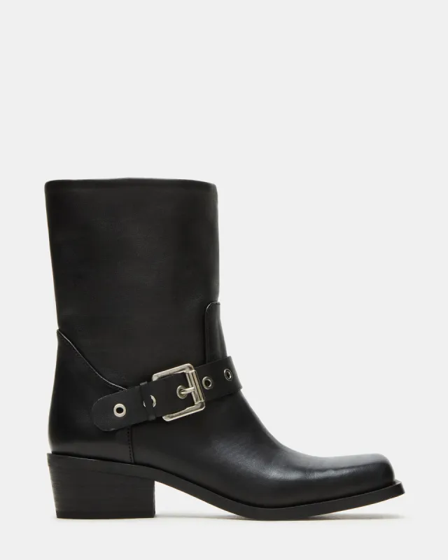 DUSK BLACK LEATHER sold by Steve Madden