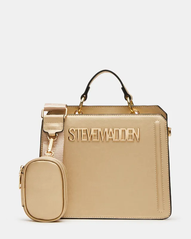 EVELYN BAG GOLD sold by Steve Madden